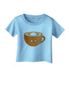 Cute Holiday Drink Pumpkin Spice Latte Infant T-Shirt-Infant T-Shirt-TooLoud-Aquatic-Blue-06-Months-Davson Sales