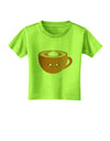 Cute Holiday Drink Pumpkin Spice Latte Toddler T-Shirt-Toddler T-Shirt-TooLoud-Lime-Green-2T-Davson Sales