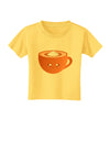 Cute Holiday Drink Pumpkin Spice Latte Toddler T-Shirt-Toddler T-Shirt-TooLoud-Yellow-2T-Davson Sales