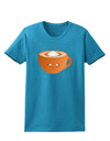 Cute Holiday Drink Pumpkin Spice Latte Womens Dark T-Shirt-TooLoud-Turquoise-X-Small-Davson Sales