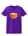 Cute Holiday Drink Pumpkin Spice Latte Womens Dark T-Shirt-TooLoud-Purple-X-Small-Davson Sales