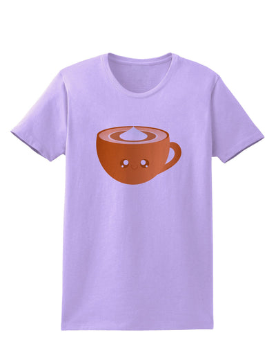 Cute Holiday Drink Pumpkin Spice Latte Womens T-Shirt-Womens T-Shirt-TooLoud-Lavender-X-Small-Davson Sales