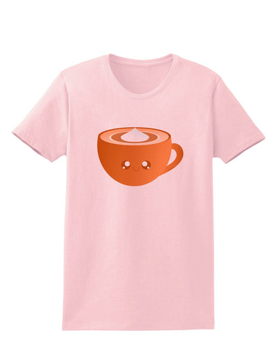 Cute Holiday Drink Pumpkin Spice Latte Womens T-Shirt-Womens T-Shirt-TooLoud-PalePink-X-Small-Davson Sales