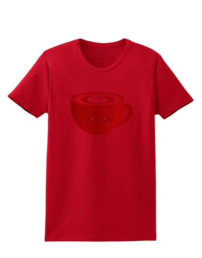 Cute Holiday Drink Pumpkin Spice Latte Womens T-Shirt-Womens T-Shirt-TooLoud-Red-X-Small-Davson Sales