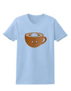 Cute Holiday Drink Pumpkin Spice Latte Womens T-Shirt-Womens T-Shirt-TooLoud-Light-Blue-X-Small-Davson Sales