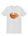 Cute Holiday Drink Pumpkin Spice Latte Womens T-Shirt-Womens T-Shirt-TooLoud-White-X-Small-Davson Sales