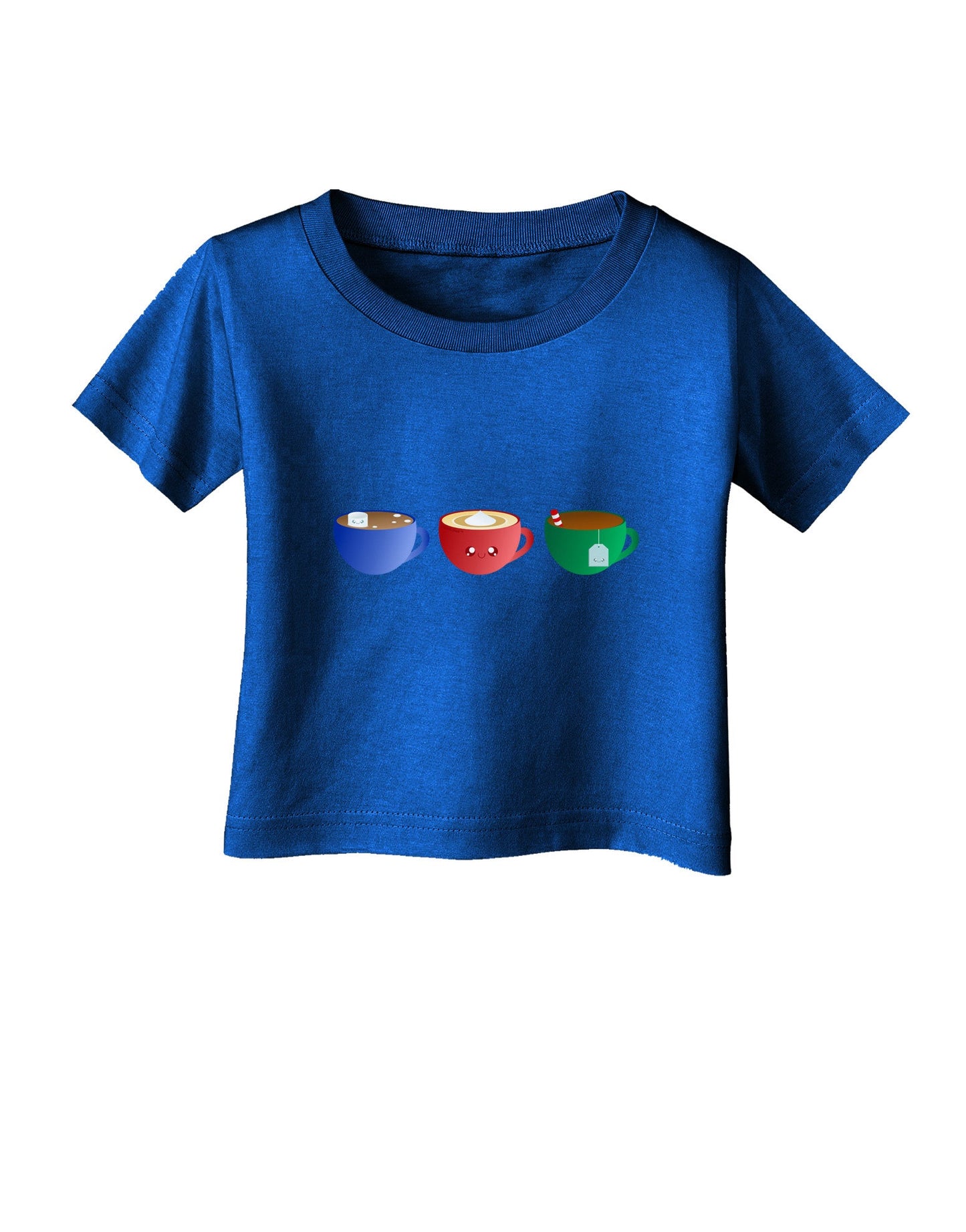 Cute Holiday Drink Set - Christmas Infant T-Shirt Dark-Infant T-Shirt-TooLoud-Red-06-Months-Davson Sales