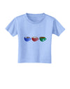 Cute Holiday Drink Set - Christmas Toddler T-Shirt-Toddler T-Shirt-TooLoud-Aquatic-Blue-2T-Davson Sales