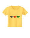 Cute Holiday Drink Set - Christmas Toddler T-Shirt-Toddler T-Shirt-TooLoud-Yellow-2T-Davson Sales