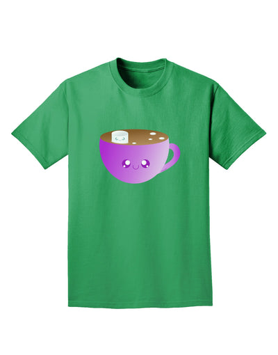 Cute Hot Cocoa Christmas Adult Dark T-Shirt-Mens T-Shirt-TooLoud-Kelly-Green-Small-Davson Sales