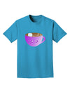 Cute Hot Cocoa Christmas Adult Dark T-Shirt-Mens T-Shirt-TooLoud-Turquoise-Small-Davson Sales