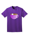 Cute Hot Cocoa Christmas Adult Dark T-Shirt-Mens T-Shirt-TooLoud-Purple-Small-Davson Sales