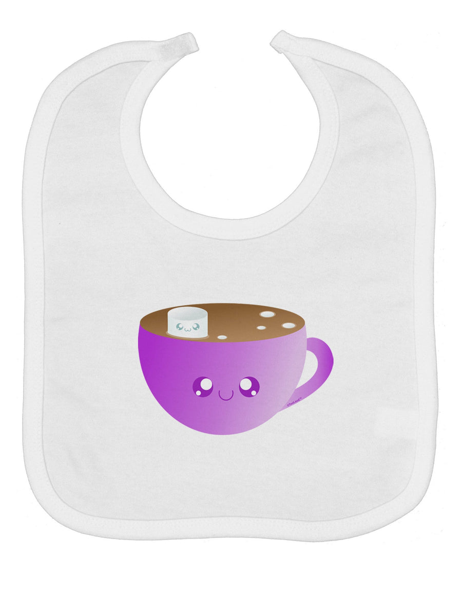 Cute Hot Cocoa Christmas Baby Bib