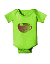 Cute Hot Cocoa Christmas Baby Romper Bodysuit-Baby Romper-TooLoud-Lime-Green-06-Months-Davson Sales