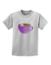 Cute Hot Cocoa Christmas Childrens T-Shirt-Childrens T-Shirt-TooLoud-AshGray-X-Small-Davson Sales