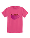 Cute Hot Cocoa Christmas Childrens T-Shirt-Childrens T-Shirt-TooLoud-Sangria-X-Small-Davson Sales