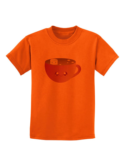 Cute Hot Cocoa Christmas Childrens T-Shirt-Childrens T-Shirt-TooLoud-Orange-X-Small-Davson Sales