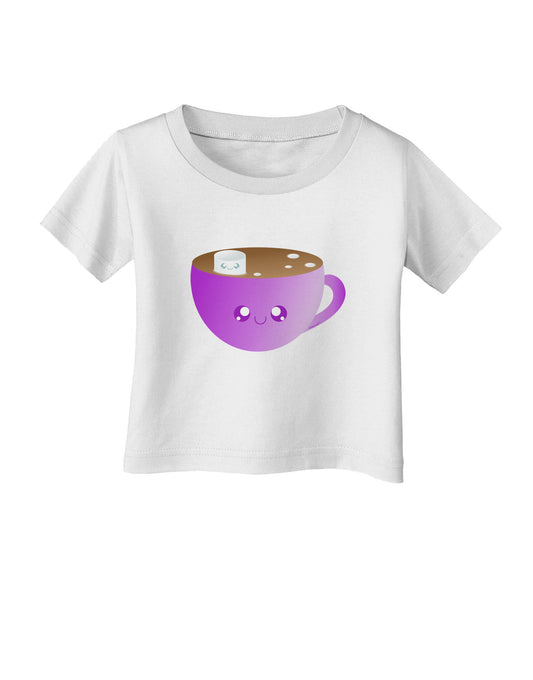 Cute Hot Cocoa Christmas Infant T-Shirt-Infant T-Shirt-TooLoud-White-06-Months-Davson Sales