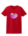 Cute Hot Cocoa Christmas Womens Dark T-Shirt-TooLoud-Red-X-Small-Davson Sales
