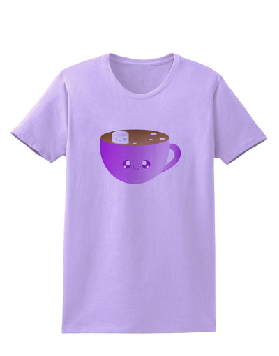 Cute Hot Cocoa Christmas Womens T-Shirt-Womens T-Shirt-TooLoud-Lavender-X-Small-Davson Sales