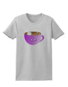 Cute Hot Cocoa Christmas Womens T-Shirt-Womens T-Shirt-TooLoud-AshGray-X-Small-Davson Sales