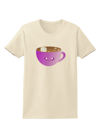Cute Hot Cocoa Christmas Womens T-Shirt-Womens T-Shirt-TooLoud-Natural-X-Small-Davson Sales