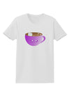 Cute Hot Cocoa Christmas Womens T-Shirt-Womens T-Shirt-TooLoud-White-X-Small-Davson Sales