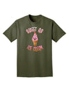 Cute Ice Cream Cone - Sweet As Ice Cream Adult Dark T-Shirt-Mens T-Shirt-TooLoud-Military-Green-Small-Davson Sales