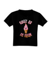 Cute Ice Cream Cone - Sweet As Ice Cream Toddler T-Shirt Dark-Toddler T-Shirt-TooLoud-Black-2T-Davson Sales