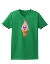 Cute Ice Cream Cone Womens Dark T-Shirt-Womens T-Shirt-TooLoud-Kelly-Green-X-Small-Davson Sales