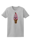 Cute Ice Cream Cone Womens T-Shirt-Womens T-Shirt-TooLoud-AshGray-X-Small-Davson Sales