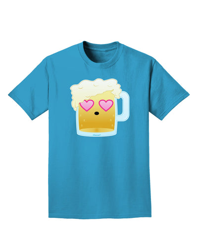 Cute Infatuated Beer Adult Dark T-Shirt by TooLoud-Mens T-Shirt-TooLoud-Turquoise-Small-Davson Sales