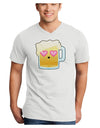 Cute Infatuated Beer Adult V-Neck T-shirt by TooLoud-Mens V-Neck T-Shirt-TooLoud-White-Small-Davson Sales