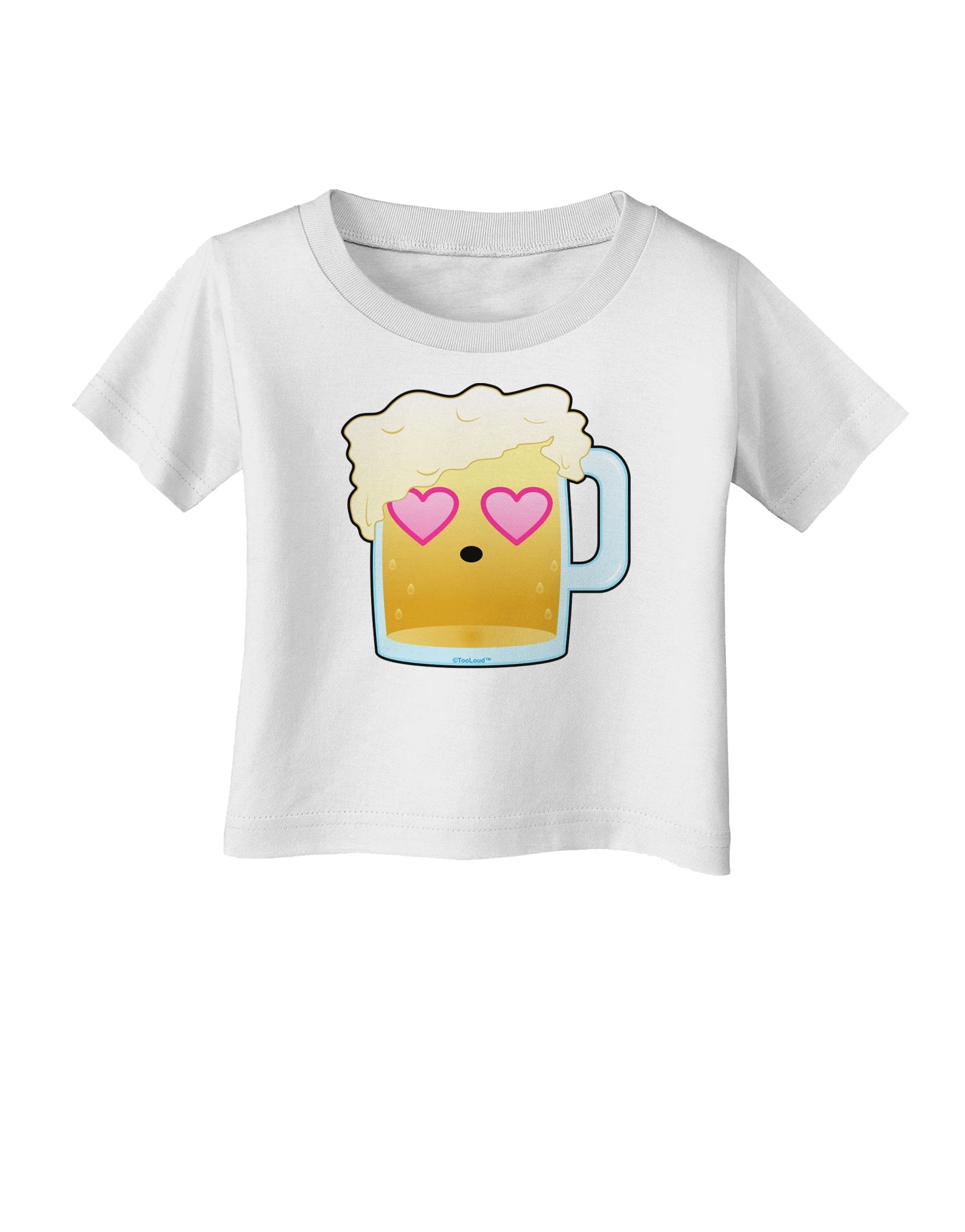 Cute Infatuated Beer Infant T-Shirt by TooLoud-Infant T-Shirt-TooLoud-White-06-Months-Davson Sales