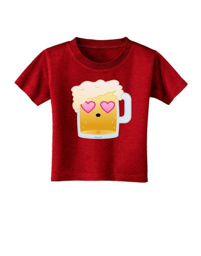 Cute Infatuated Beer Toddler T-Shirt Dark by TooLoud-Toddler T-Shirt-TooLoud-Red-2T-Davson Sales