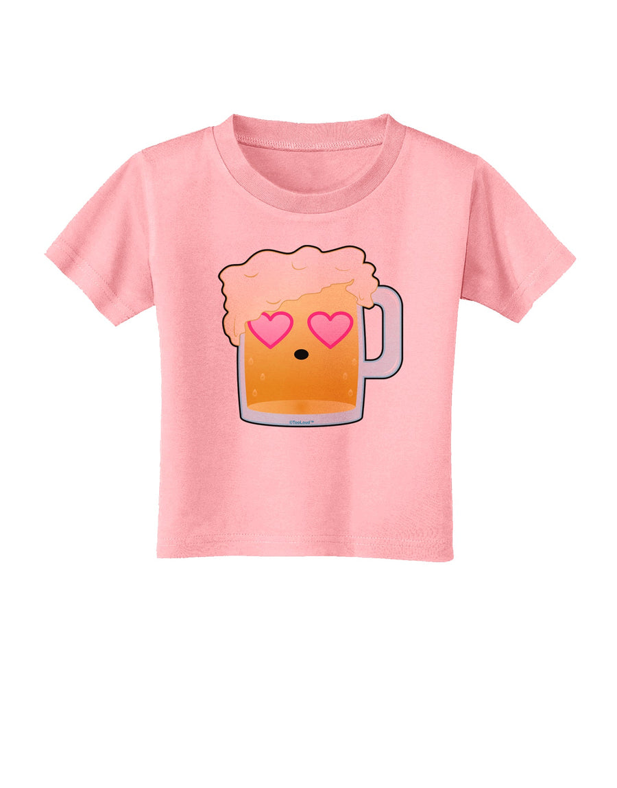 Cute Infatuated Beer Toddler T-Shirt by TooLoud-Toddler T-Shirt-TooLoud-White-2T-Davson Sales