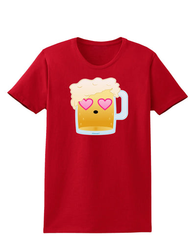 Cute Infatuated Beer Womens Dark T-Shirt by TooLoud-Womens T-Shirt-TooLoud-Red-X-Small-Davson Sales