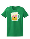 Cute Infatuated Beer Womens Dark T-Shirt by TooLoud-Womens T-Shirt-TooLoud-Kelly-Green-X-Small-Davson Sales