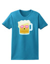 Cute Infatuated Beer Womens Dark T-Shirt by TooLoud-Womens T-Shirt-TooLoud-Turquoise-X-Small-Davson Sales