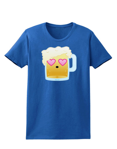 Cute Infatuated Beer Womens Dark T-Shirt by TooLoud-Womens T-Shirt-TooLoud-Royal-Blue-X-Small-Davson Sales