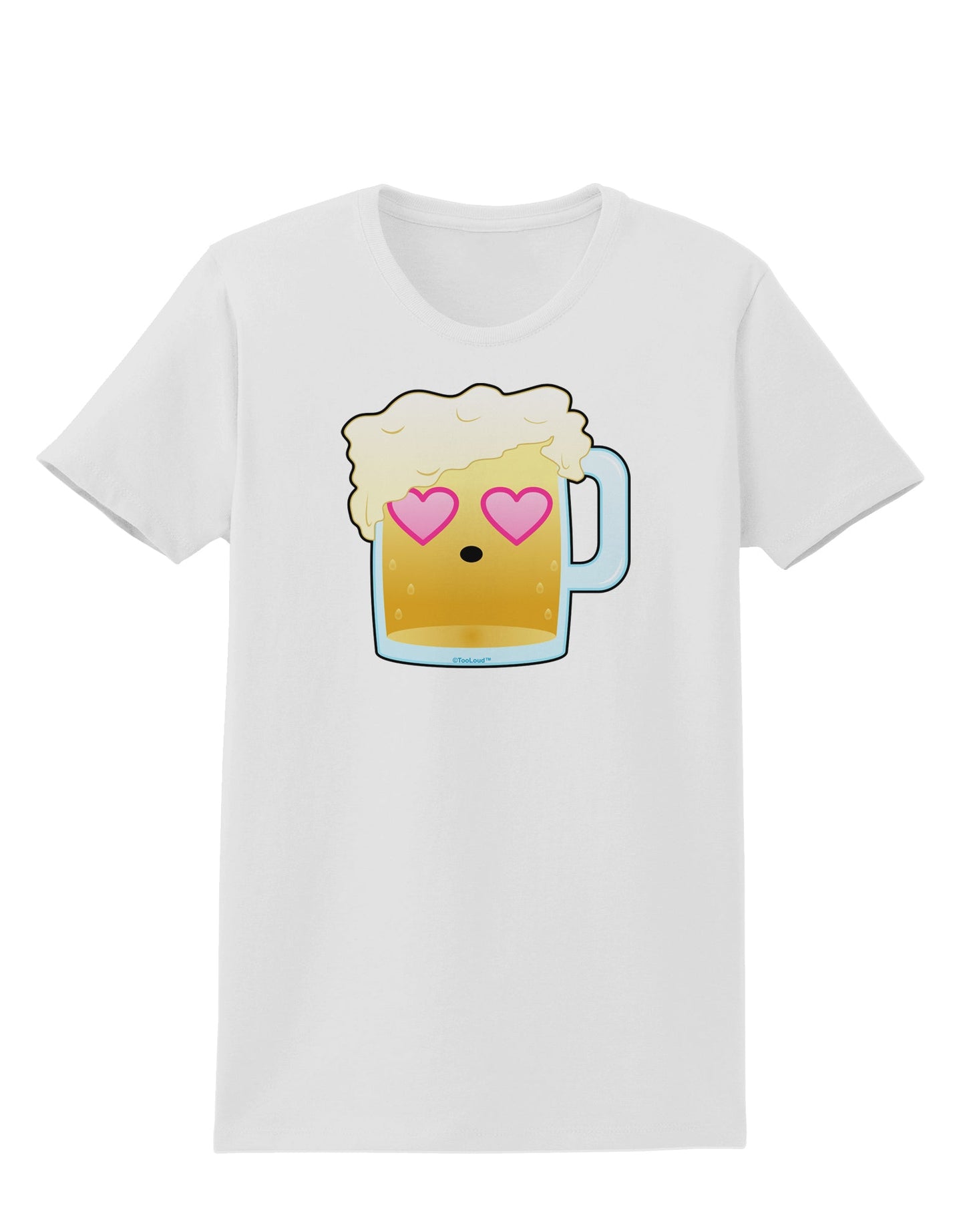 Cute Infatuated Beer Womens T-Shirt by TooLoud-Womens T-Shirt-TooLoud-White-X-Small-Davson Sales