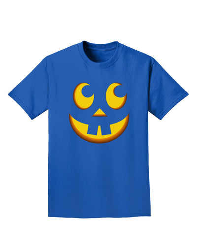 Cute Jack O Lantern Pumpkin Face Adult Dark T-Shirt-Mens T-Shirt-TooLoud-Royal-Blue-Small-Davson Sales