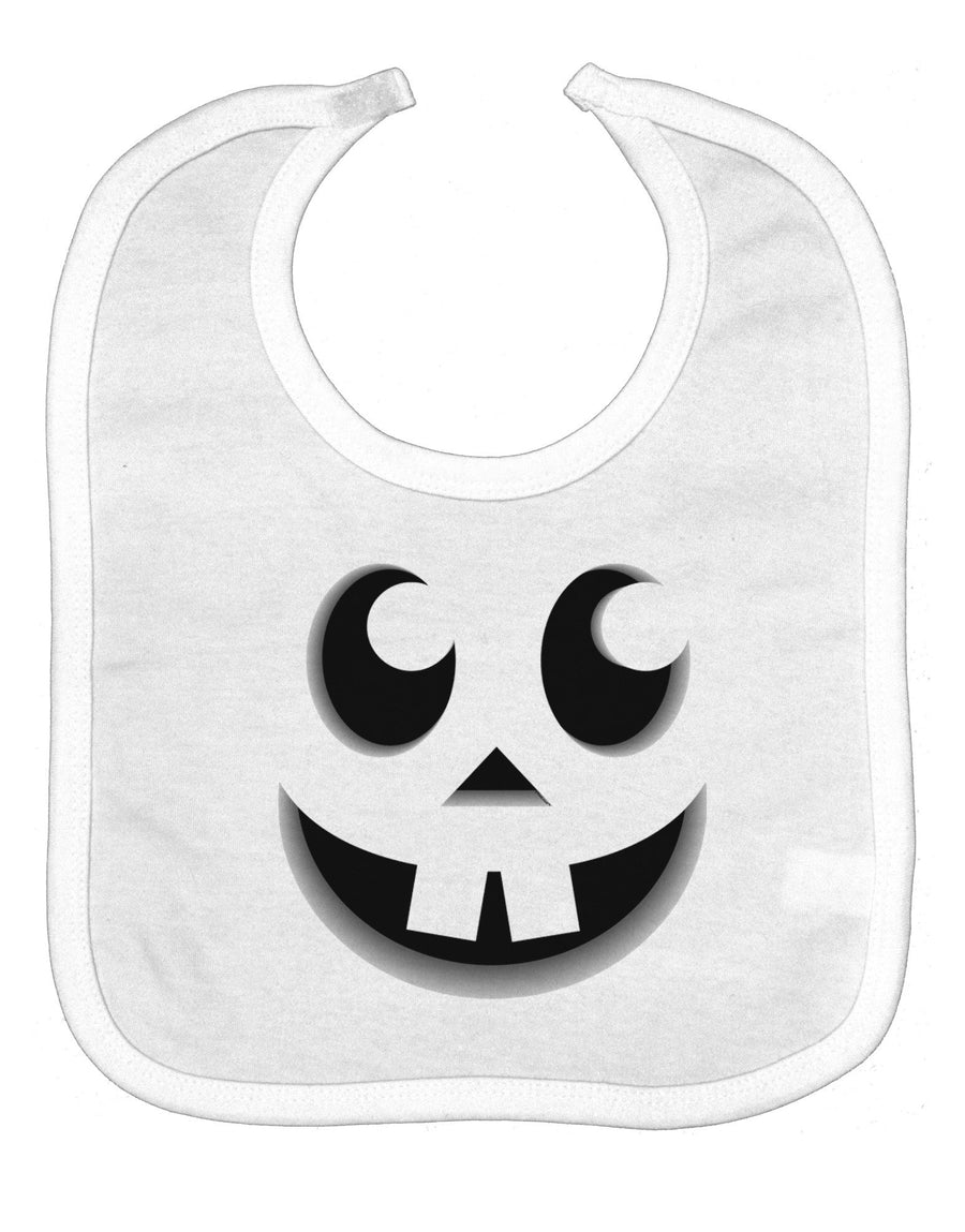 Cute Jack O Lantern Pumpkin Face Baby Bib