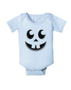 Cute Jack O Lantern Pumpkin Face Baby Romper Bodysuit-Baby Romper-TooLoud-Light-Blue-06-Months-Davson Sales