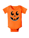 Cute Jack O Lantern Pumpkin Face Baby Romper Bodysuit-Baby Romper-TooLoud-Orange-06-Months-Davson Sales