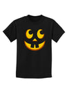 Cute Jack O Lantern Pumpkin Face Childrens Dark T-Shirt-Childrens T-Shirt-TooLoud-Black-X-Small-Davson Sales