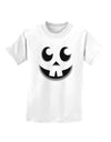 Cute Jack O Lantern Pumpkin Face Childrens T-Shirt-Childrens T-Shirt-TooLoud-White-X-Small-Davson Sales