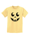 Cute Jack O Lantern Pumpkin Face Childrens T-Shirt-Childrens T-Shirt-TooLoud-Daffodil-Yellow-X-Small-Davson Sales