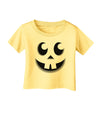 Cute Jack O Lantern Pumpkin Face Infant T-Shirt-Infant T-Shirt-TooLoud-Daffodil-Yellow-06-Months-Davson Sales