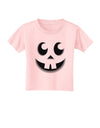 Cute Jack O Lantern Pumpkin Face Toddler T-Shirt-Toddler T-Shirt-TooLoud-Light-Pink-2T-Davson Sales